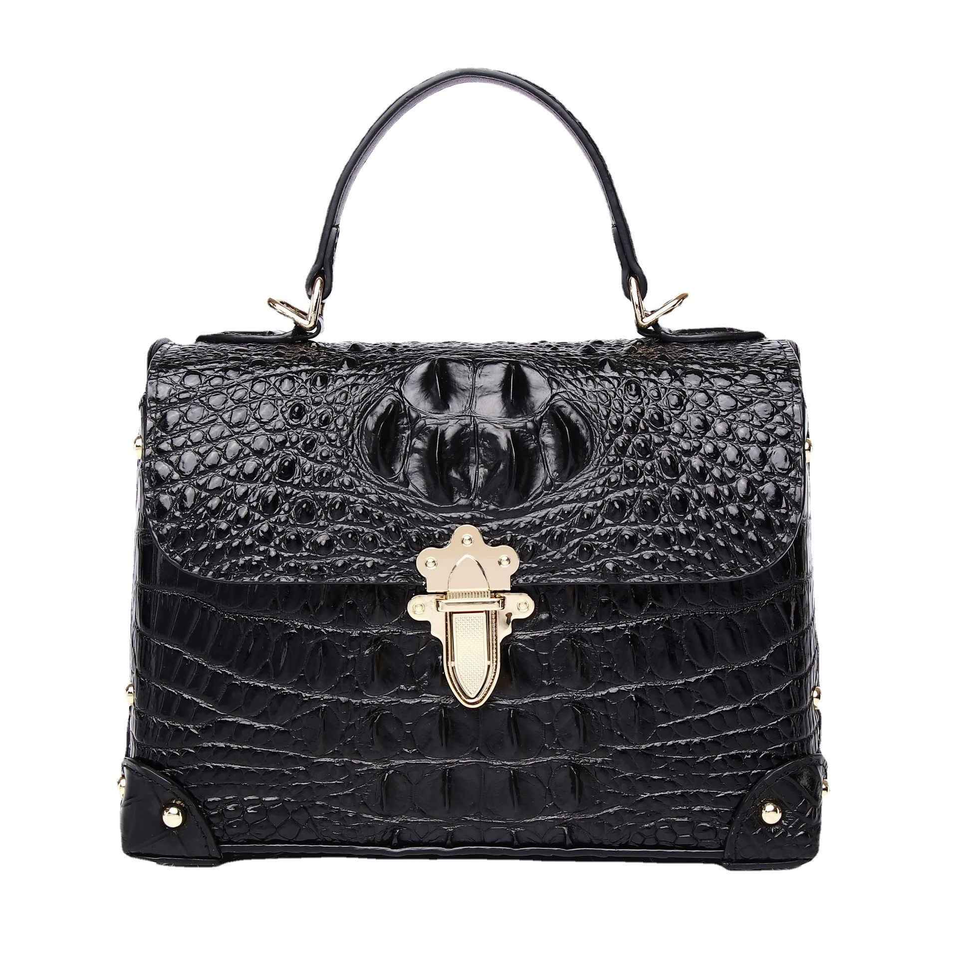 Casual Commuter Hand-held Diagonal Bag For Women Black