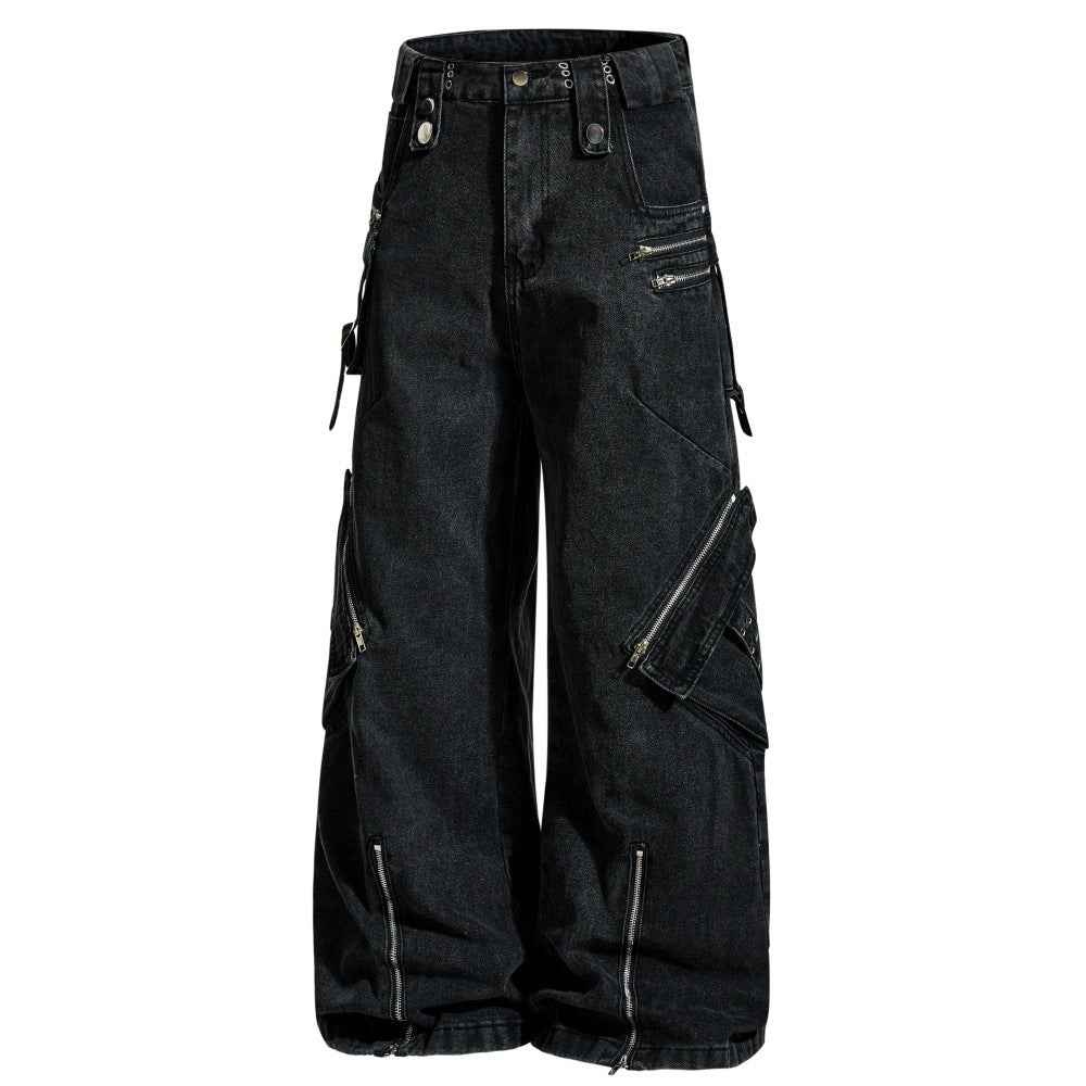 Workwear zipper jeans for men | MuddyStock Originals