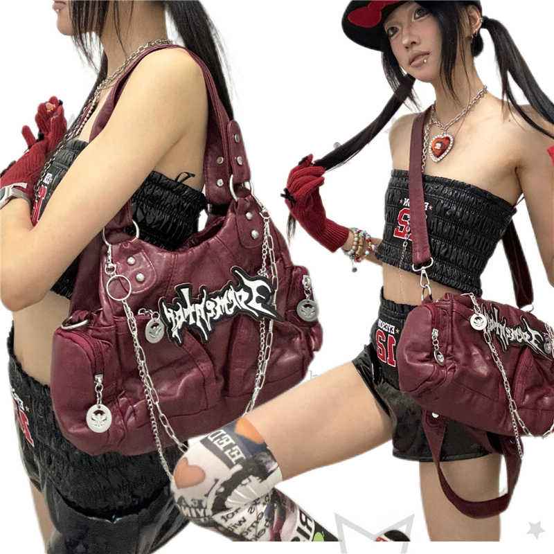 One Shoulder Niche Letter Crossbody Bag