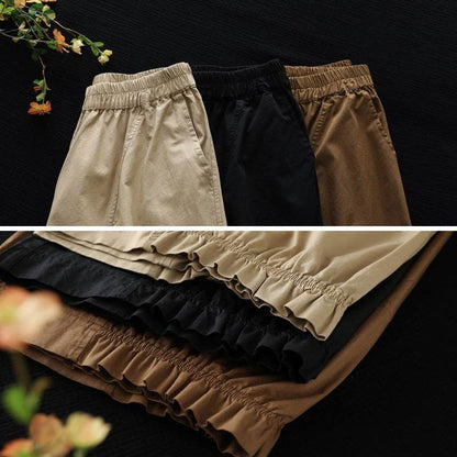 Plus Size All-matching Youthful-looking Wide-leg Pants For Women MuddyStock