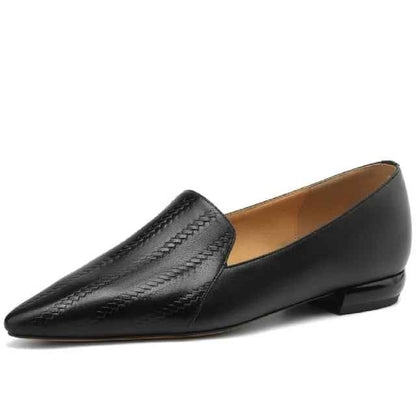 Vintage Pointed Toe Women's Pumps black eprolo