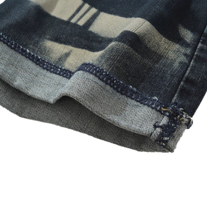 Denim Shorts for Women High Waist Sexy Cuffed Straight Leg A-Line Hot Pants