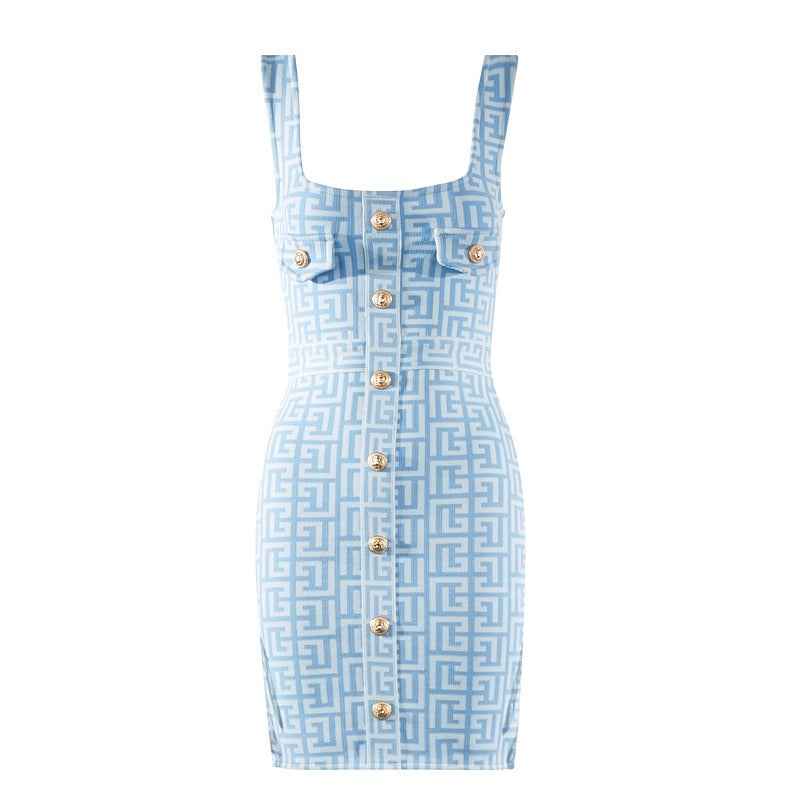 Printed Short Tank Top Skirt | MuddyStock Originals
