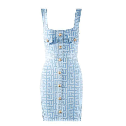 Printed Short Tank Top Skirt | MuddyStock Originals