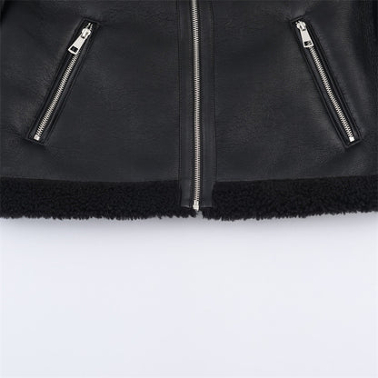 Women's Simple Double-sided Fleece Jacket All Products