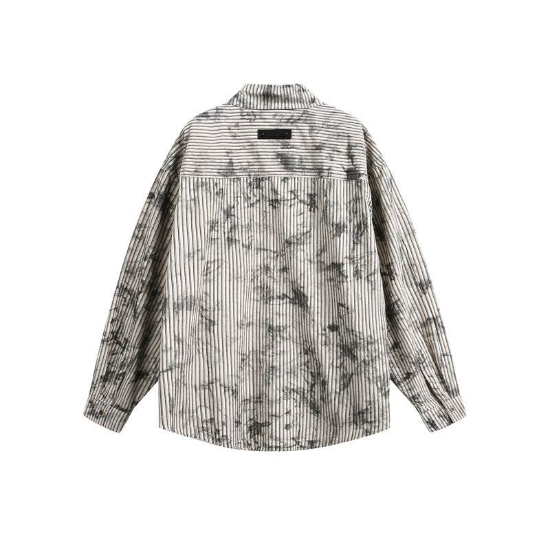 Striped long sleeved loose fitting shirt for women | MuddyStock Originals MuddyStock