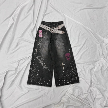 Retro Washed Jeans For Women All Products