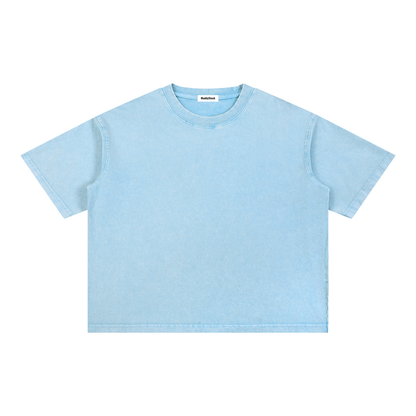 Mineral Wash Boxy Cotton T-Shirt For Men | MuddyStock Originals