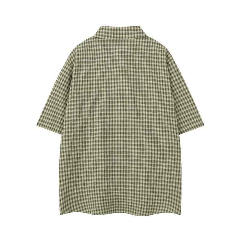 Childhood cartoon embroidered loose short sleeved shirt for men | MuddyStock Originals eprolo