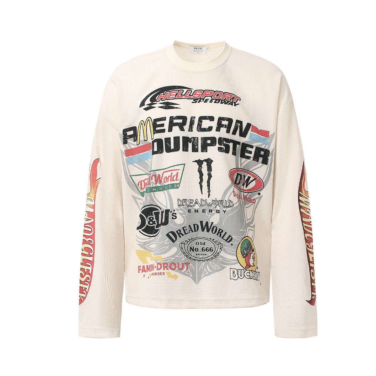 Long sleeved sweatshirt for men and women | MuddyStock Originals Apricot MuddyStock