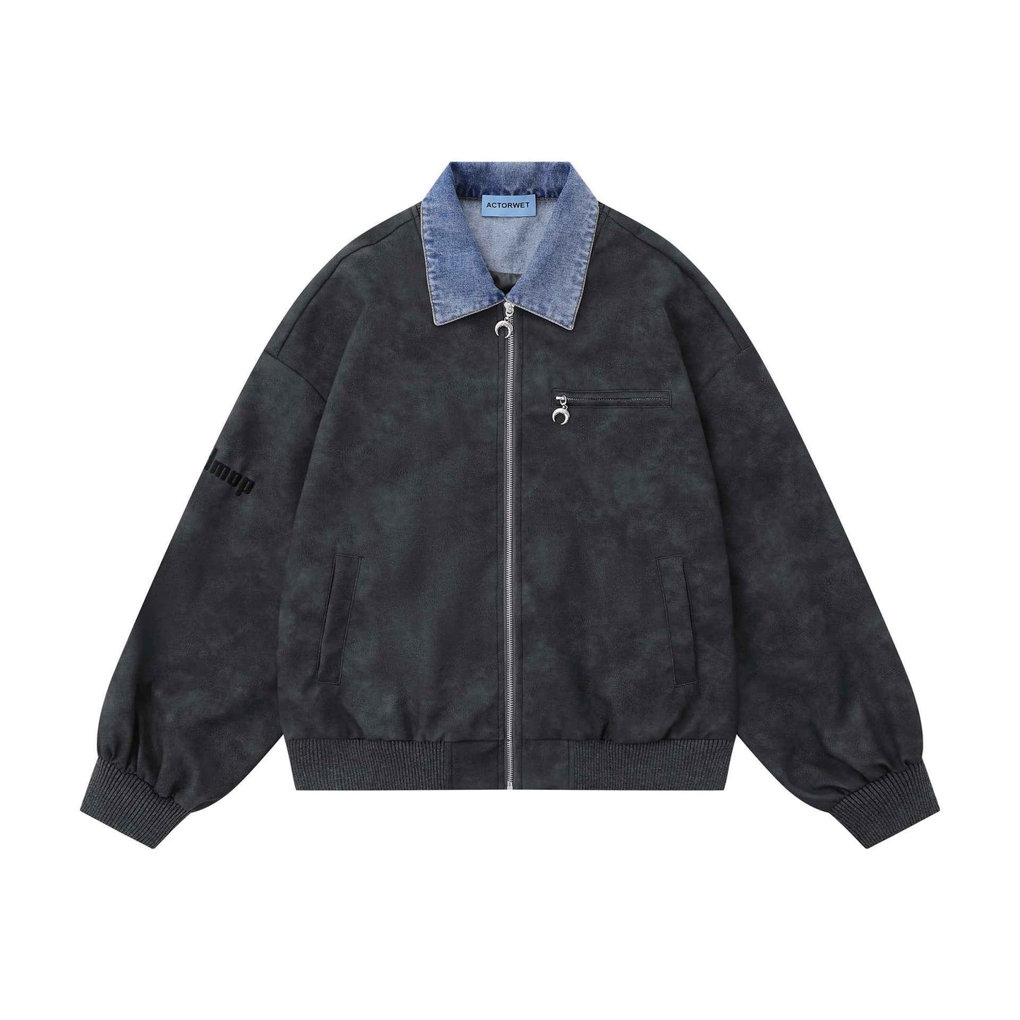 Loose Design Niche Jacket For Women Dark Gray MuddyStock