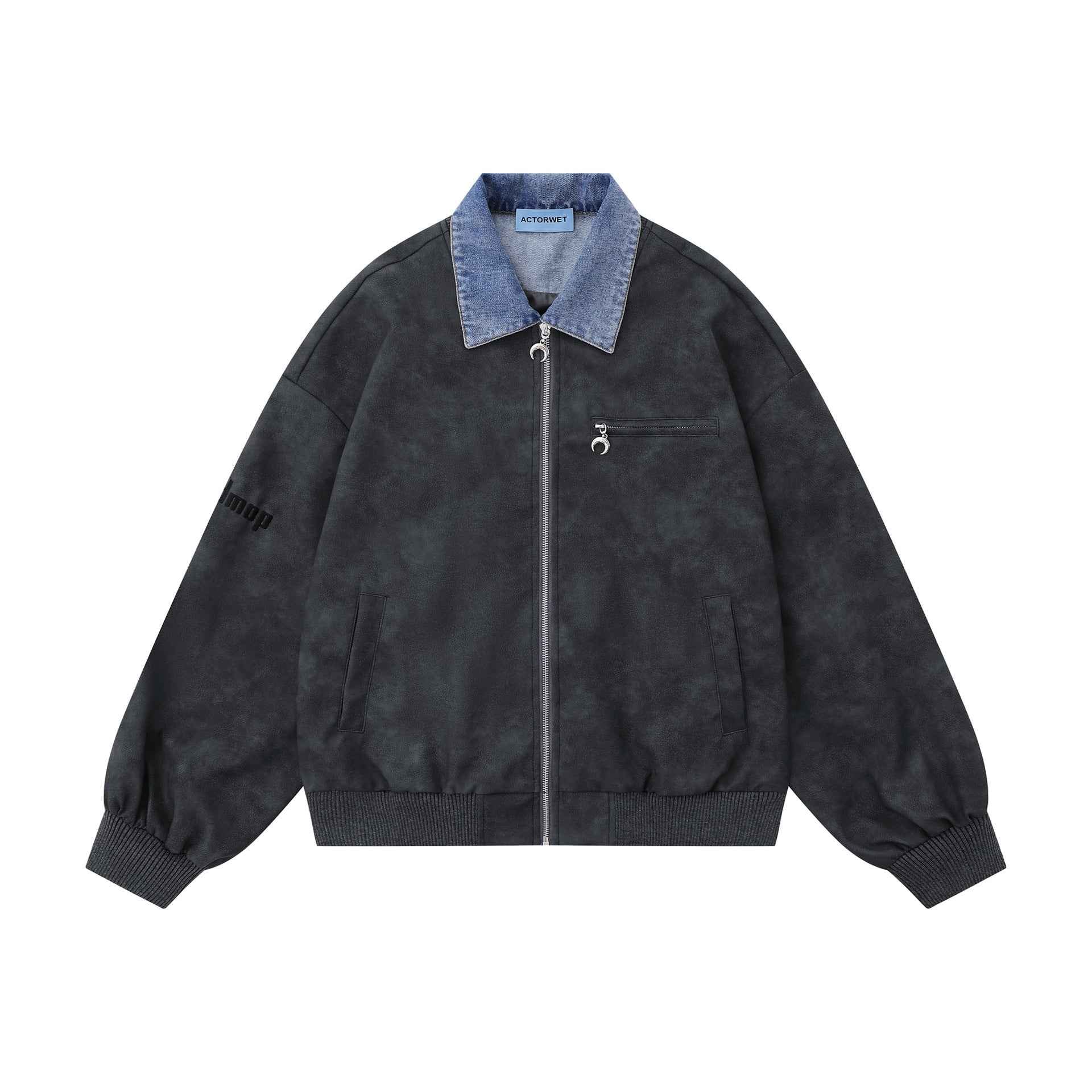 Loose Design Niche Jacket For Women Dark Gray MuddyStock