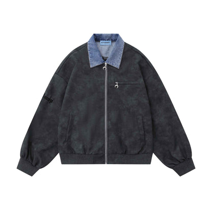 Loose Design Niche Jacket For Women Dark Gray MuddyStock