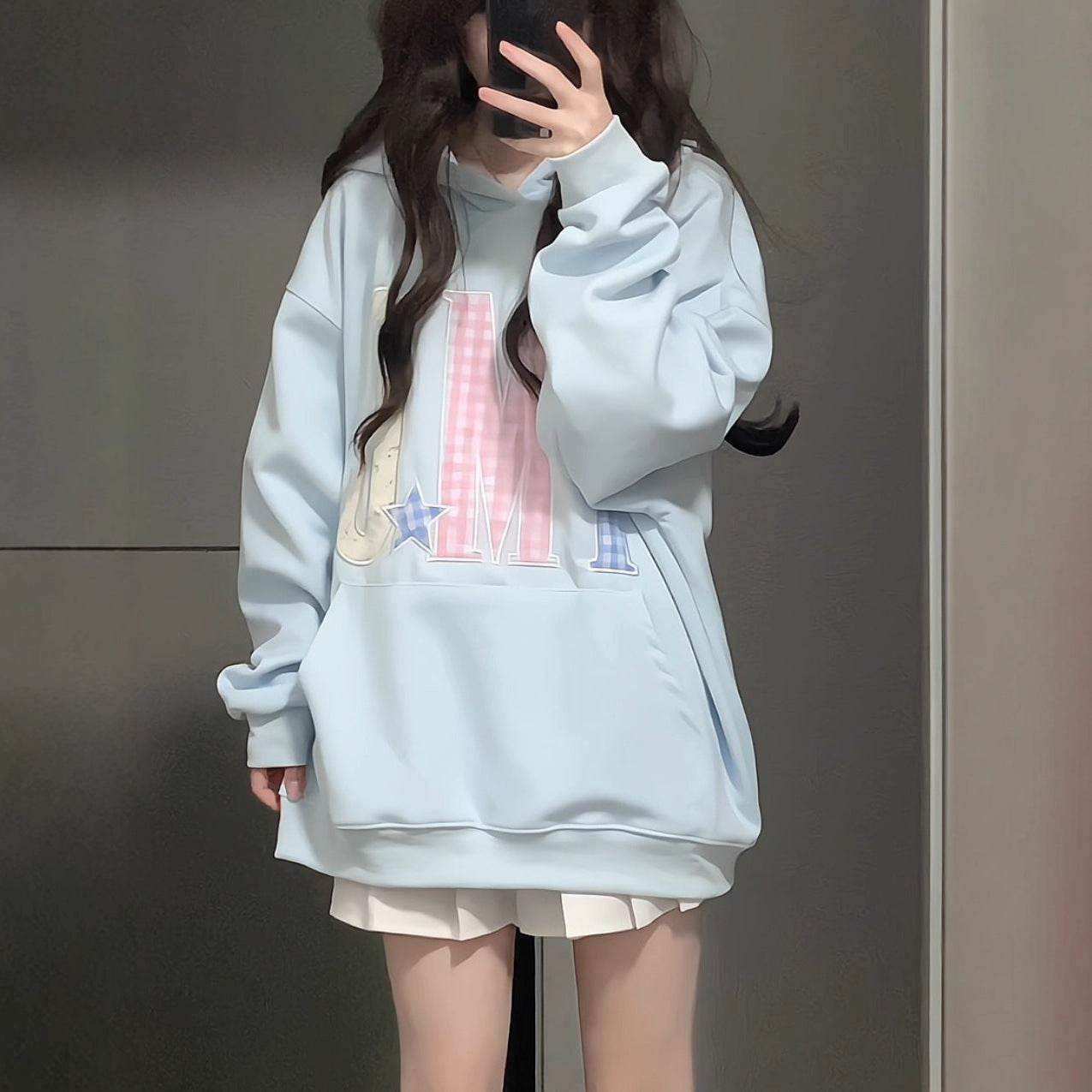 Women's Letter Embroidered Star Hoodie | MuddyStock Originals eprolo