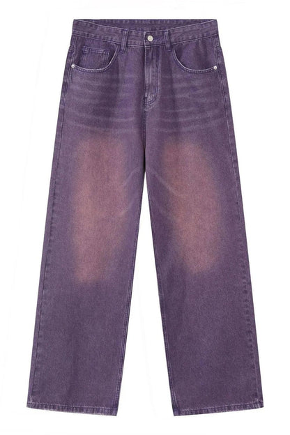 Pocketed Baggy Jeans For Men | MuddyStock Originals Mauve