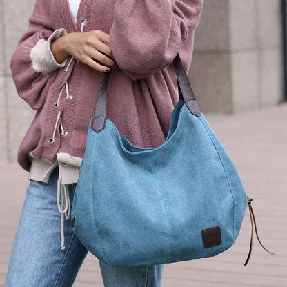 Women's Canvas Zipper bag