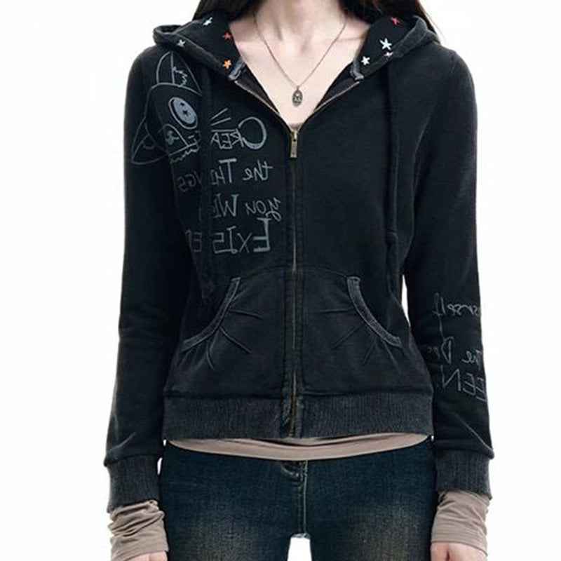 Back full of stars washed and used cardigan eprolo