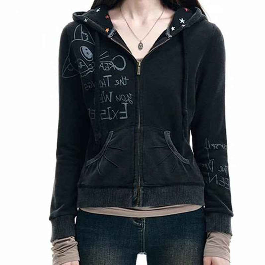 Back full of stars washed and used cardigan eprolo