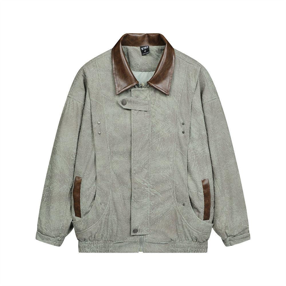 Tie-dyed Old Dark Pattern Baggy Coat For Women All Products