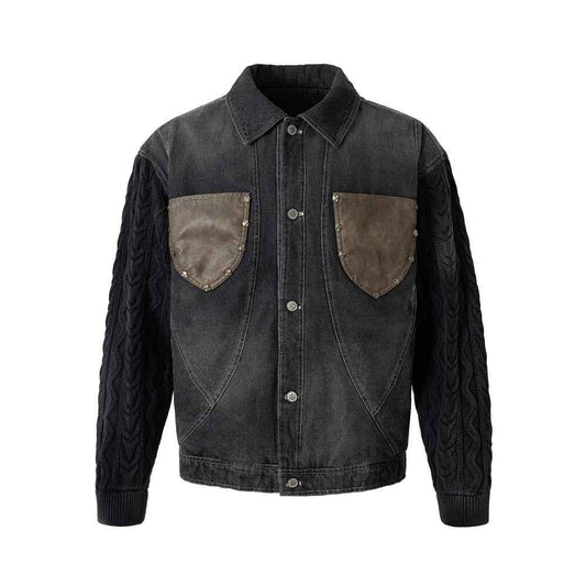 Cotton lined denim jacket for men | MuddyStock Originals