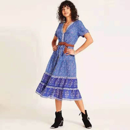 European And American Women's Clothing Dress Bohemian Style MuddyStock