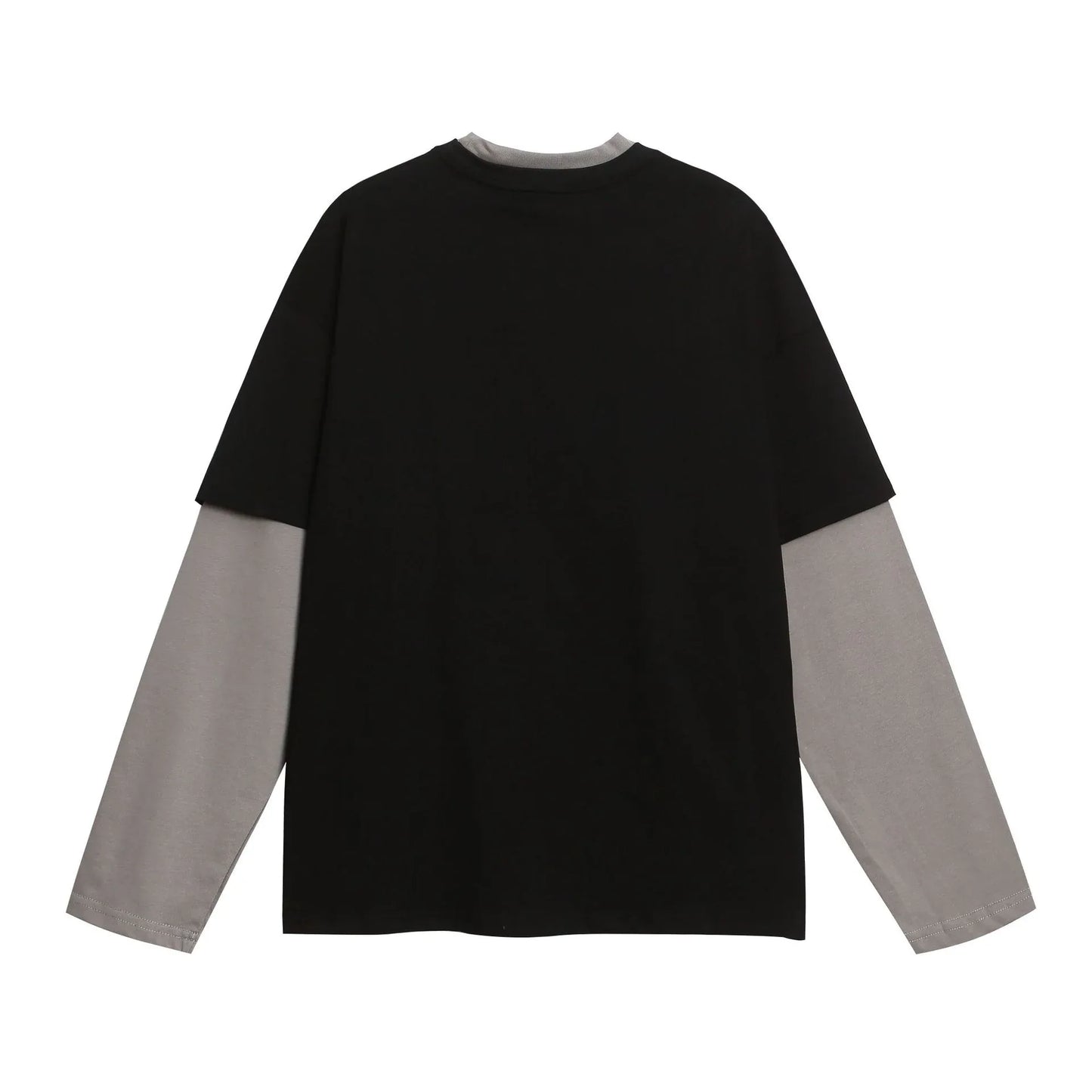 Fake two piece t-shirt for men and women MuddyStock