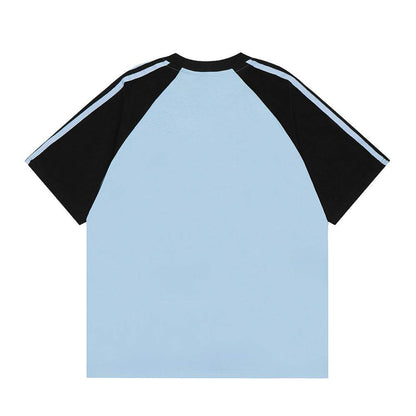 Cartoon Kitten Flocking Embroidered Short Sleeve For Men And Women MuddyStock