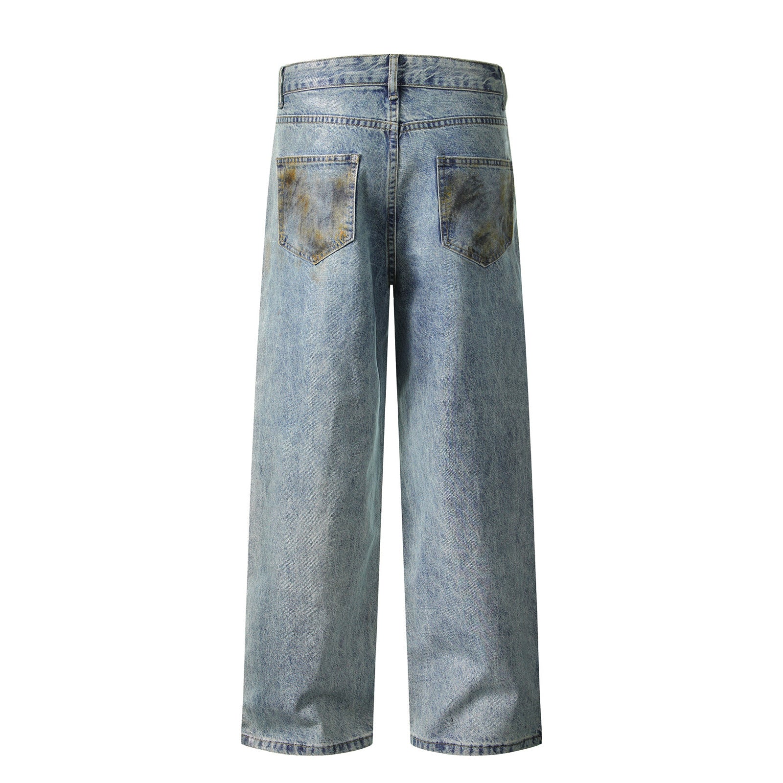 Streetwear Washed Distressed Denim Jeans For Men And Women | MuddyStock Originals MuddyStock