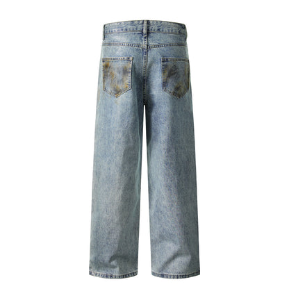 Streetwear Washed Distressed Denim Jeans For Men And Women | MuddyStock Originals MuddyStock