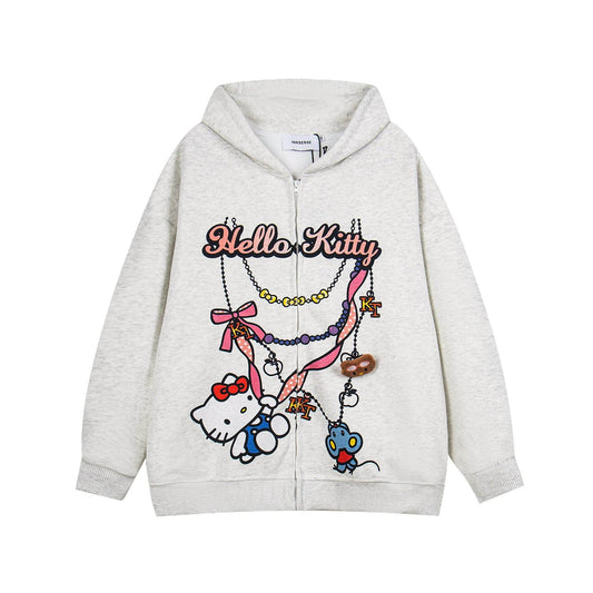 Retro Cartoon Print Loose Casual Hoodie For Women | MuddyStock Originals eprolo