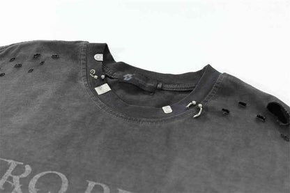 Punk Old Dirty Short-sleeved T-shirt For Men null