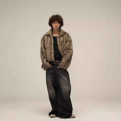 Winter Fur Jacket For Men MuddyStock