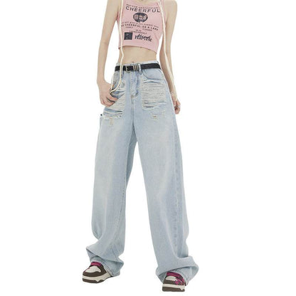 American Street Ripped Jeans For Women Trousers MuddyStock