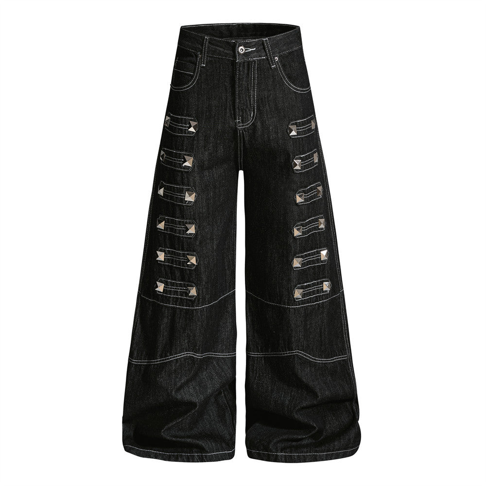 Wide leg jeans men's pants | MuddyStock Originals