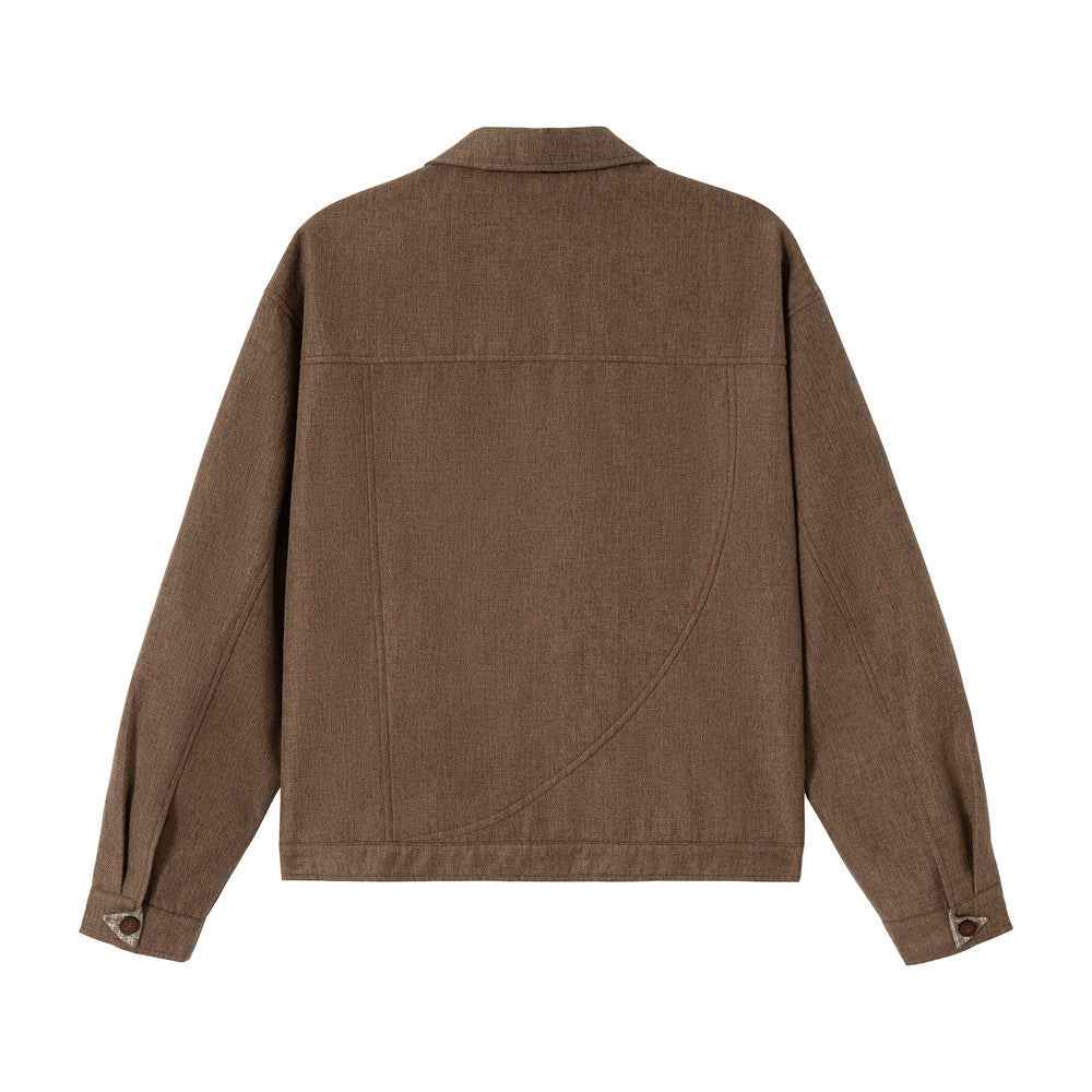 Loose workwear lapel jacket for women | MuddyStock Originals