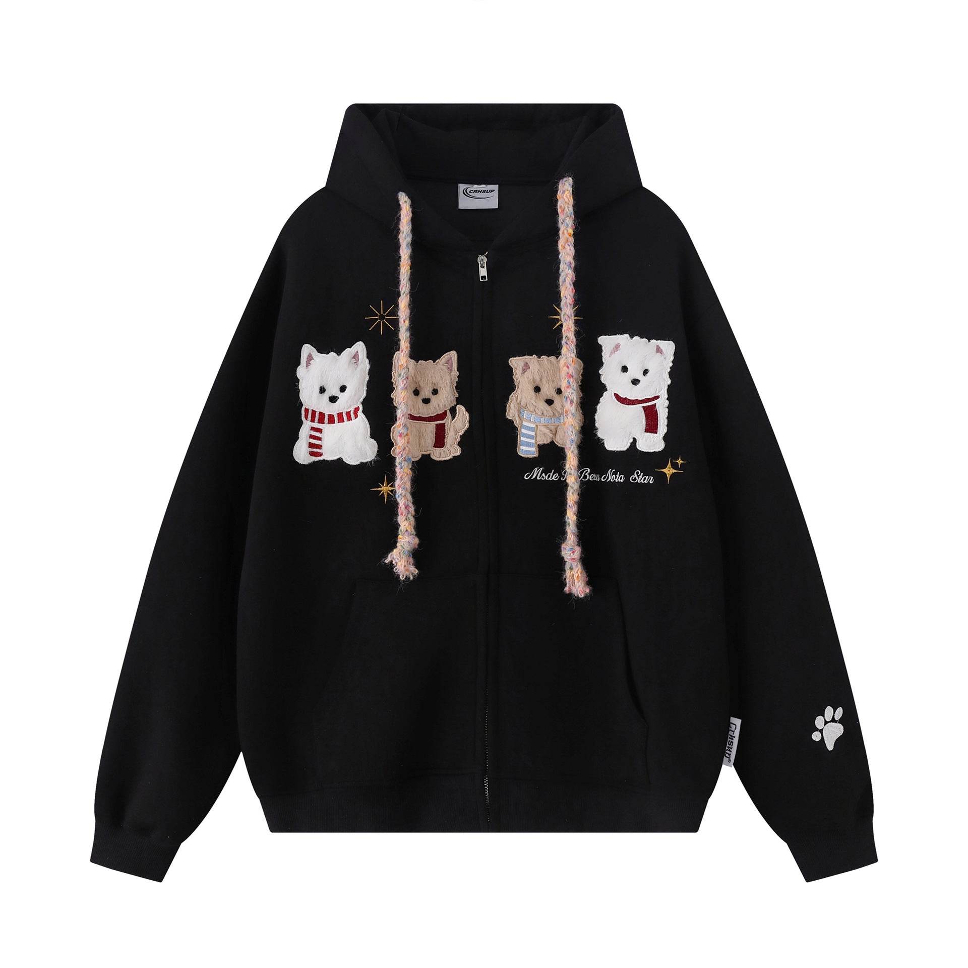 Loose Casual Hoodie for Men and Women | MuddyStock Originals Black MuddyStock