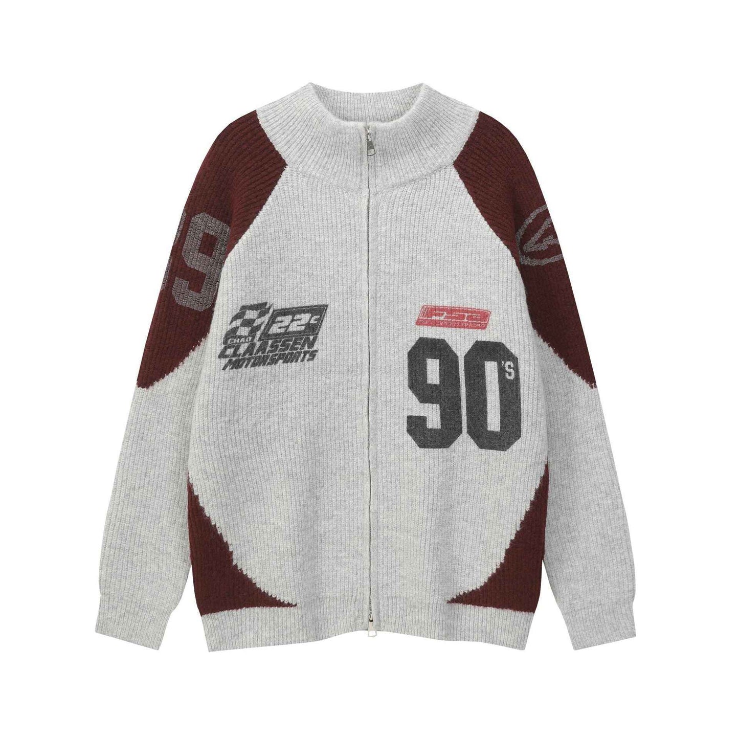 Color blocked zipper sweater jacket for men and women | MuddyStock Originals MuddyStock