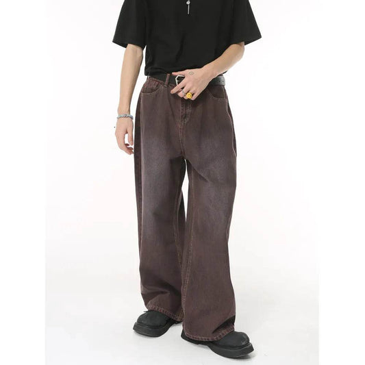Straight-Leg Jeans with Pockets For Men | MuddyStock Originals Chocolate MuddyStock