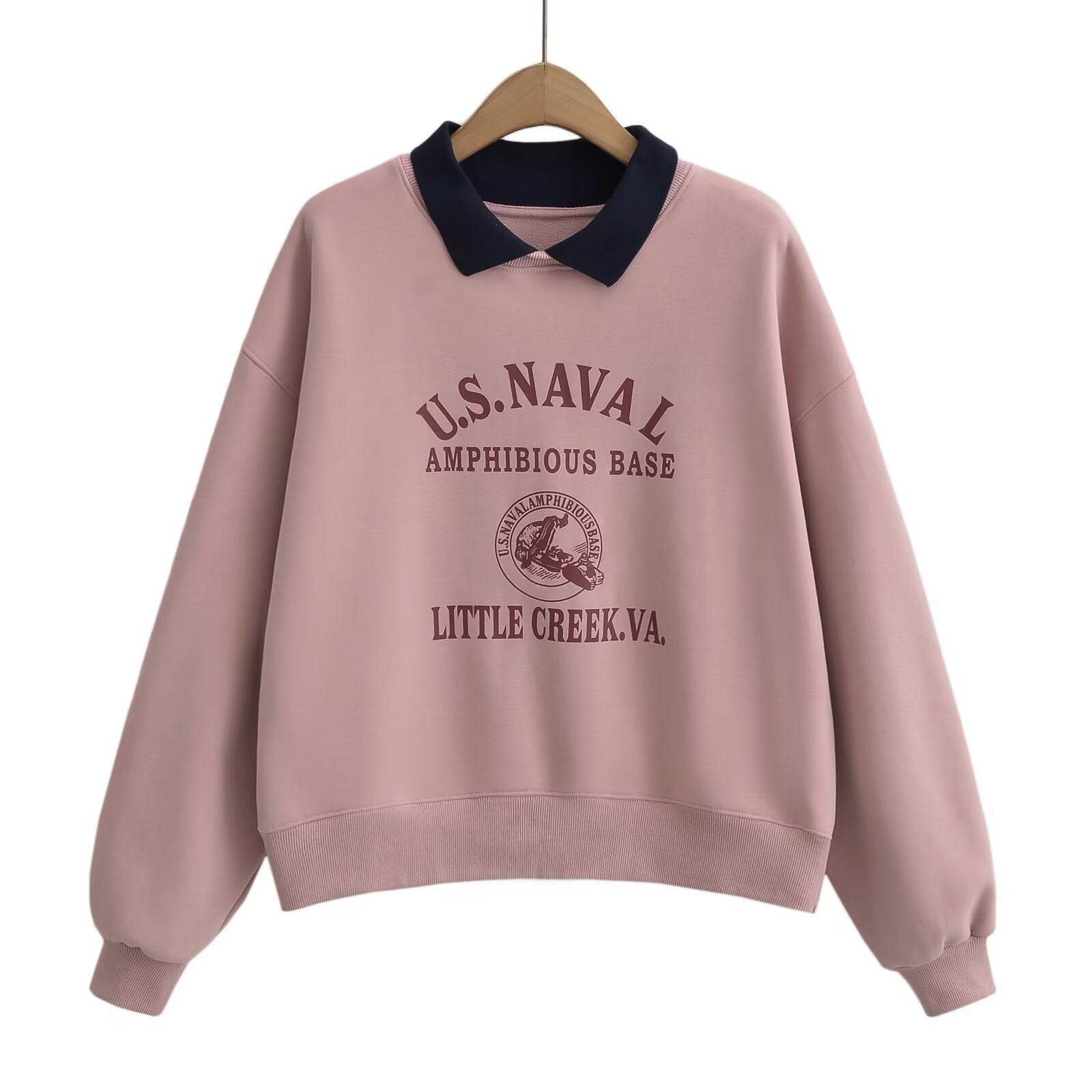 Letter printed sweatshirt for women | MuddyStock Originals MuddyStock