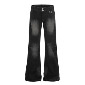 Bell-bottom jeans for women | MuddyStock Originals Black