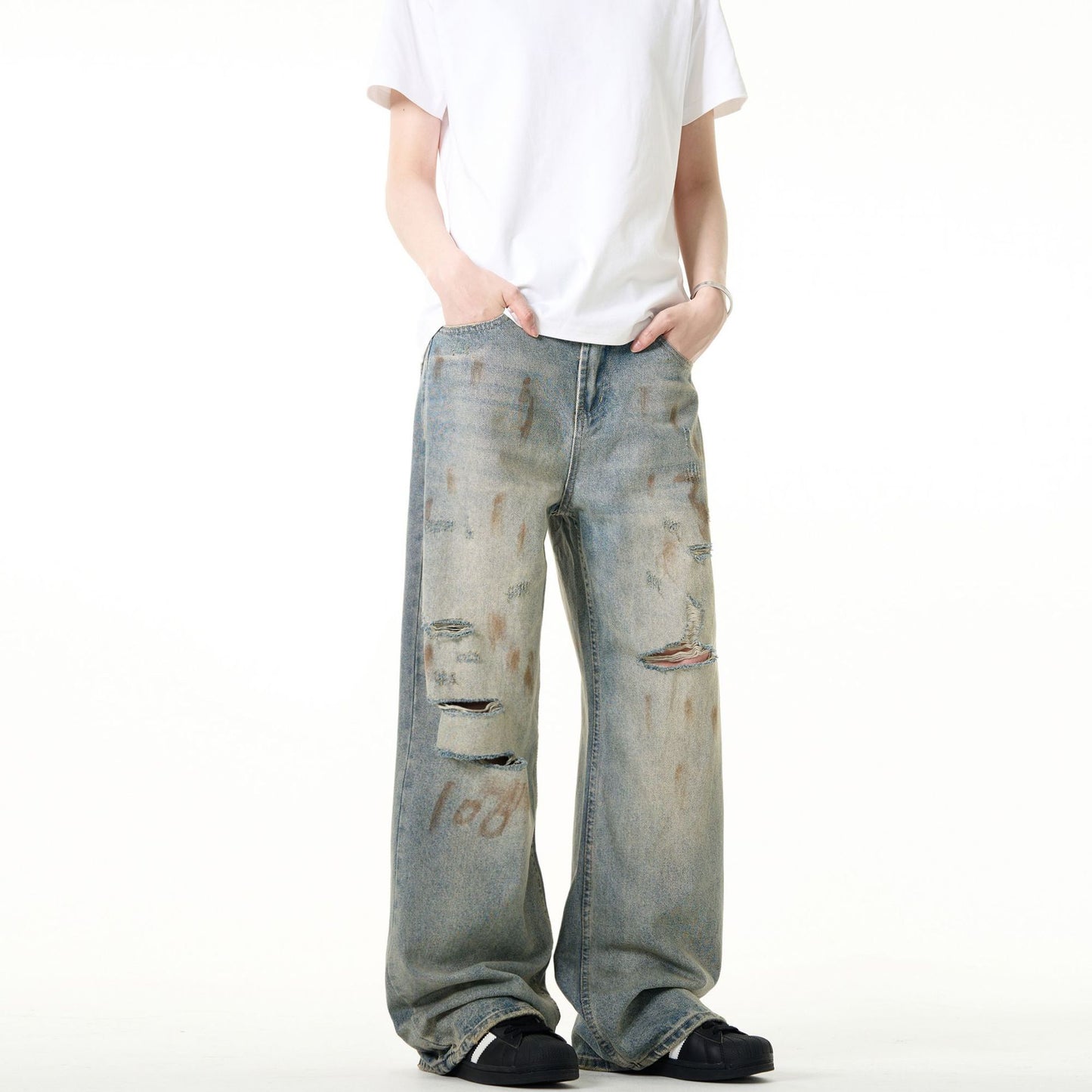 Vintage ripped jeans for men | MuddyStock Originals MuddyStock