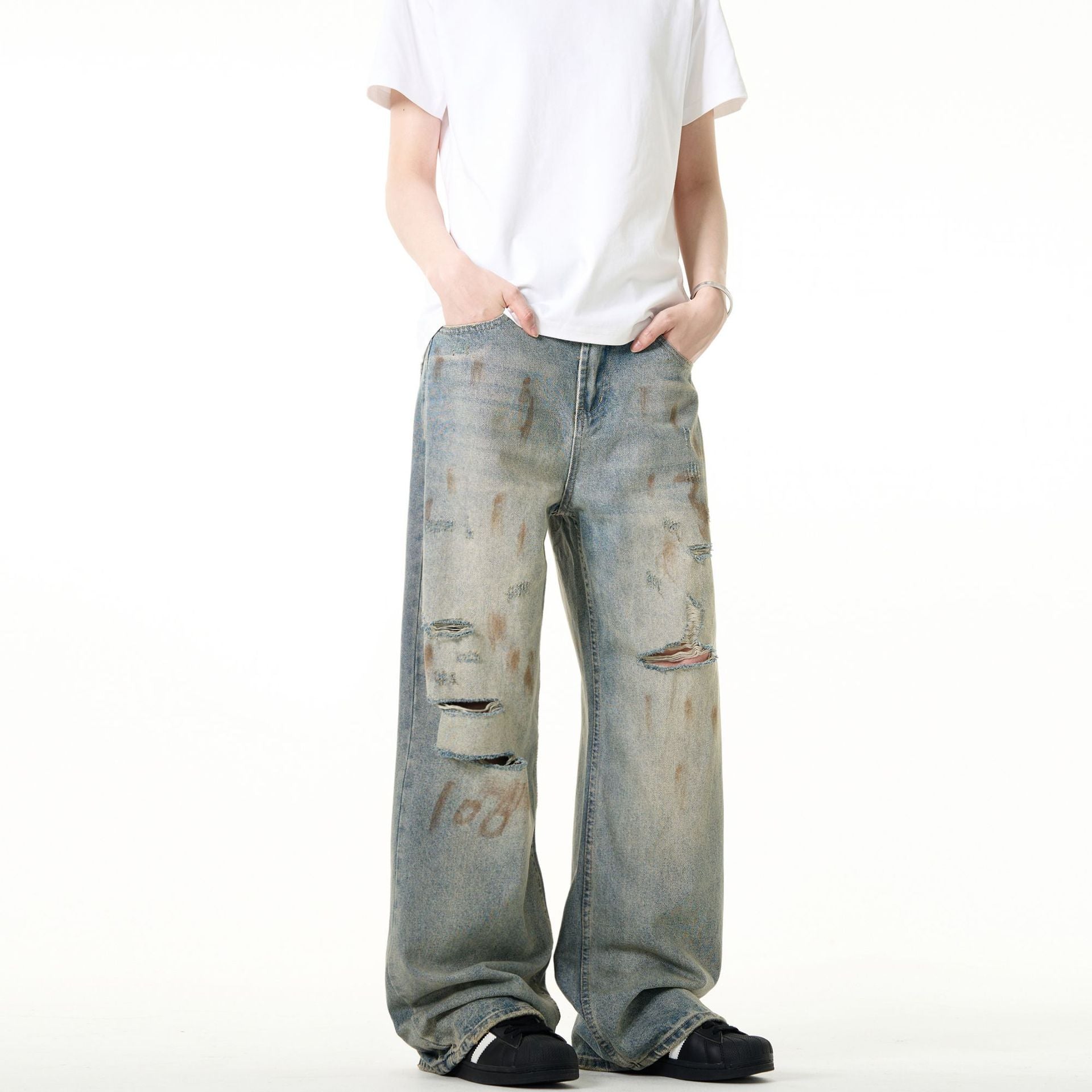 Vintage ripped jeans for men | MuddyStock Originals MuddyStock