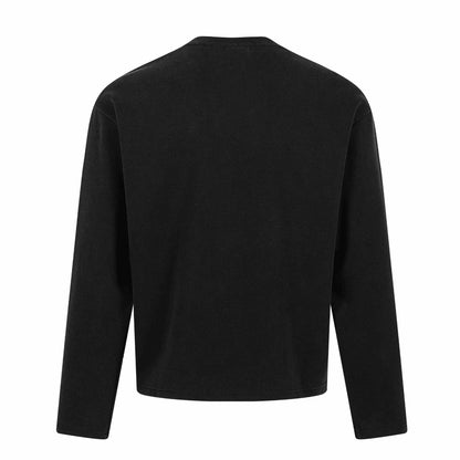 Printed Washed Long Sleeve T-Shirt for Men | MuddyStock Originals