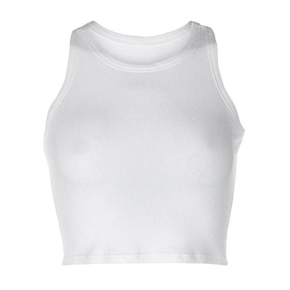 New Solid Color Women's Outer Wear Vest | MuddyStock Originals White MuddyStock