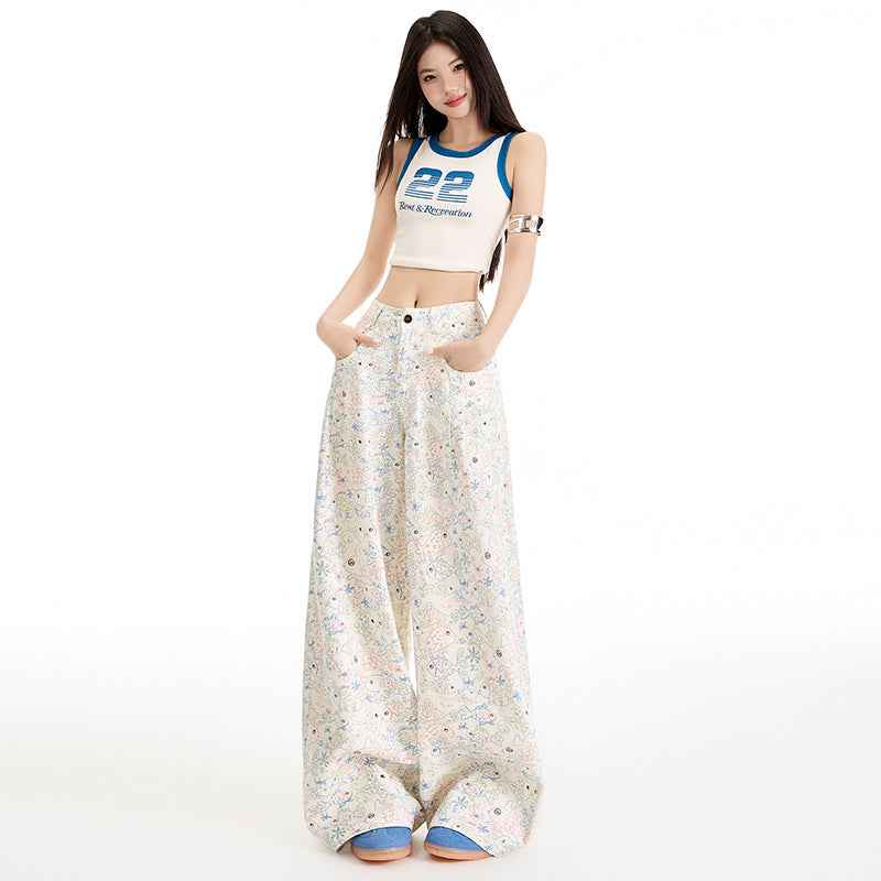 Women's Casual Loose Slim Long Wide Leg Pants | MuddyStock Originals MuddyStock