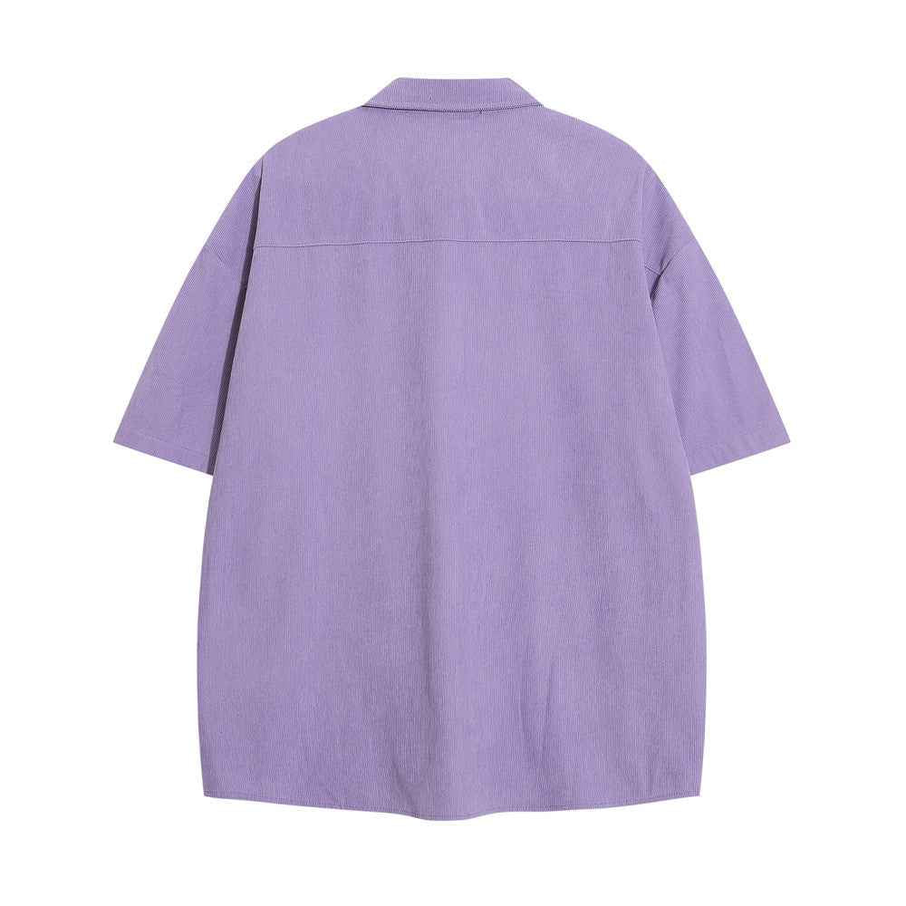 Cartoon Loose Short Sleeve Shirt For Men