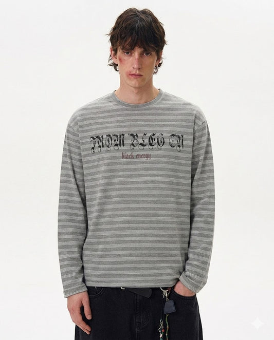 Striped long sleeved T-shirt For Men | MuddyStock Originals eprolo