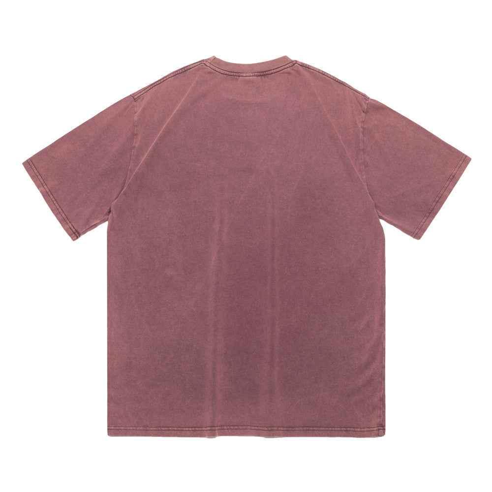 Old Washed Short-sleeved T-shirt For Men null