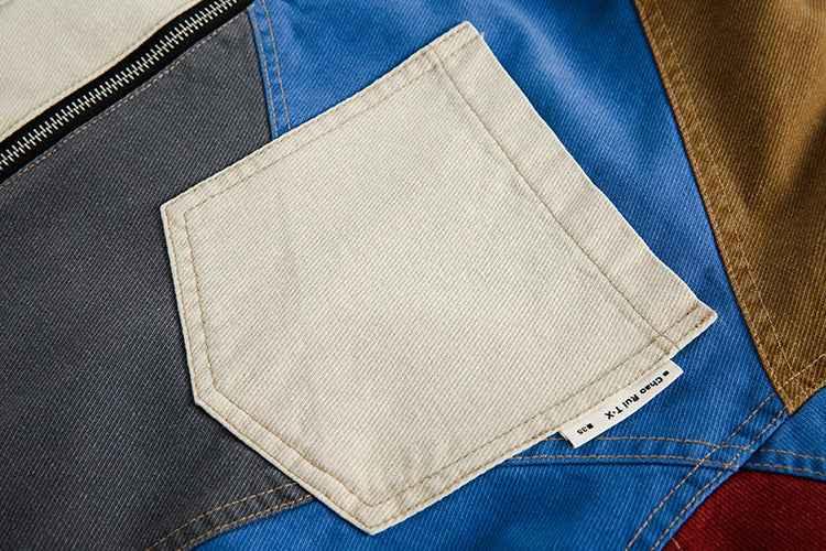 Stitching Loose Jacket For Women MuddyStock