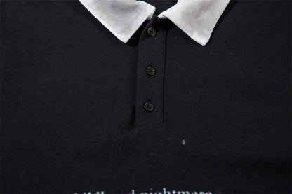 Stitching Long Sleeve Fake Two-piece T-shirts For Men And Women MuddyStock